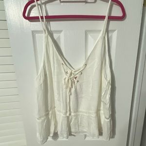 White tank top from Showpo size 14